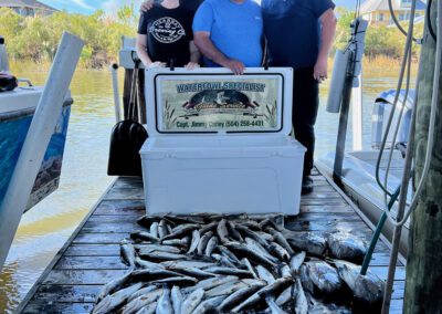Experience an exciting and successful fishing trip just south of New Orleans on a Waterfowl Specialist Fishing Charter.