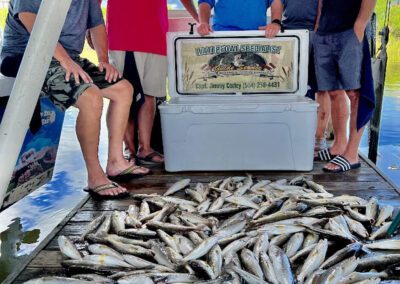 A successful fishing trip with Waterfowl Specialist Fishing Guide Service.
