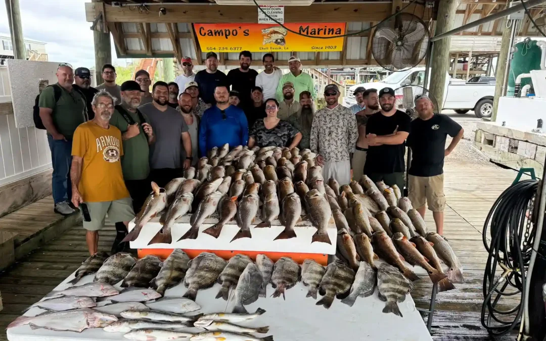 October 2026 Corporate Fishing Trip Report: Shell Beach, Louisiana